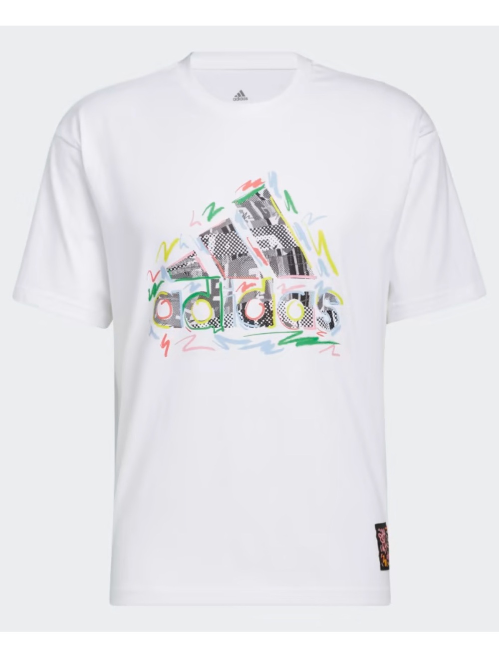 Adidas x Kris Andrew Small Pride Shirt Unitefit Size Large Rainbow Logo Graphic